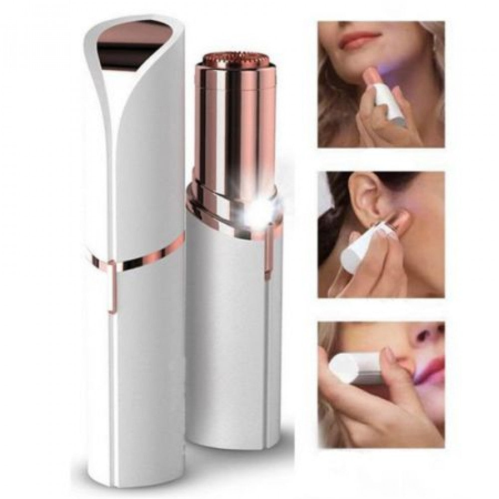 ¡1+1 Gratis! Depiladora facial Flawless Glemis para mujer, sin dolor