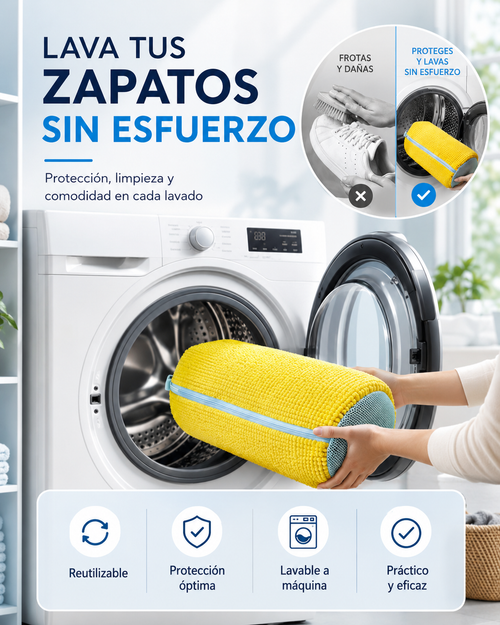 Bolsa de lavado para zapatos – protege tu calzado en la lavadora