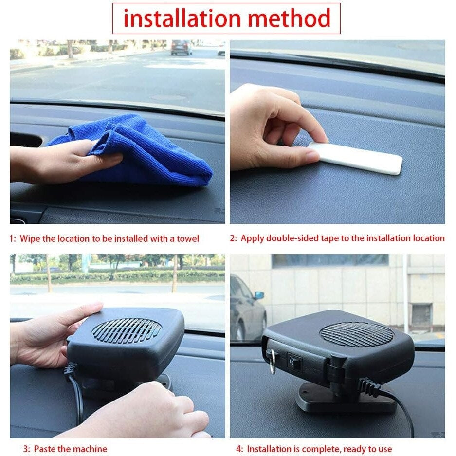 Calefactor de Coche 2 en 1 - Función de Refrigeración o Calefacción