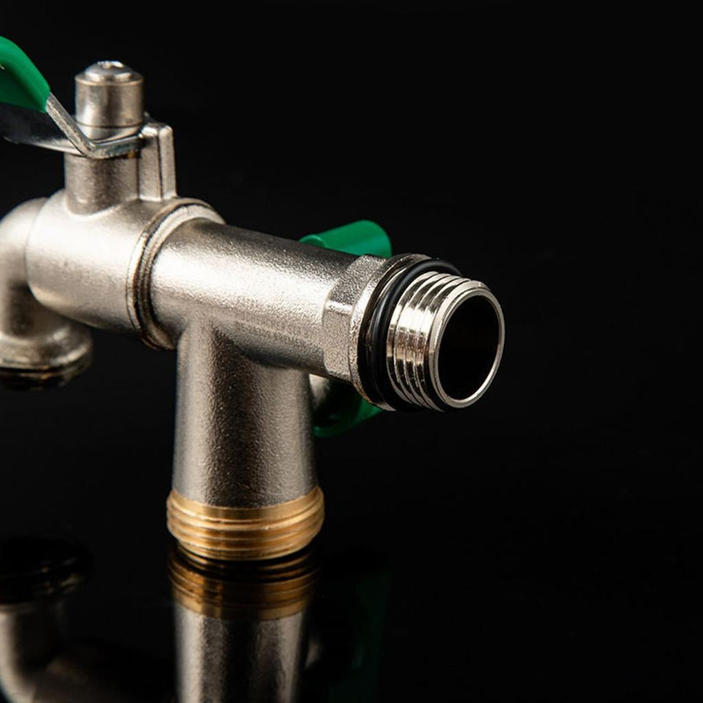 Grifo con control doble y salidas dobles, calidad premium