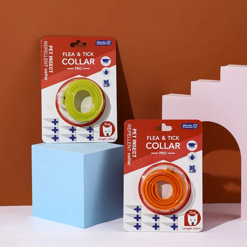 Set X2 Collar antiparasitario, para pulgas y garrapatas, protección de hasta 6 meses para animales (perros y gatos)