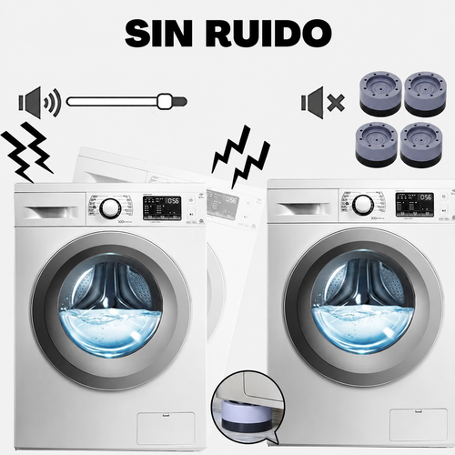 1+1 GRATIS — Soportes antideslizantes para lavadora, set de 4 unidades