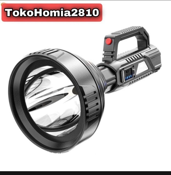 Súper Linterna de mano 2500 W, trípode, 4 modos de iluminación, Luz 500m