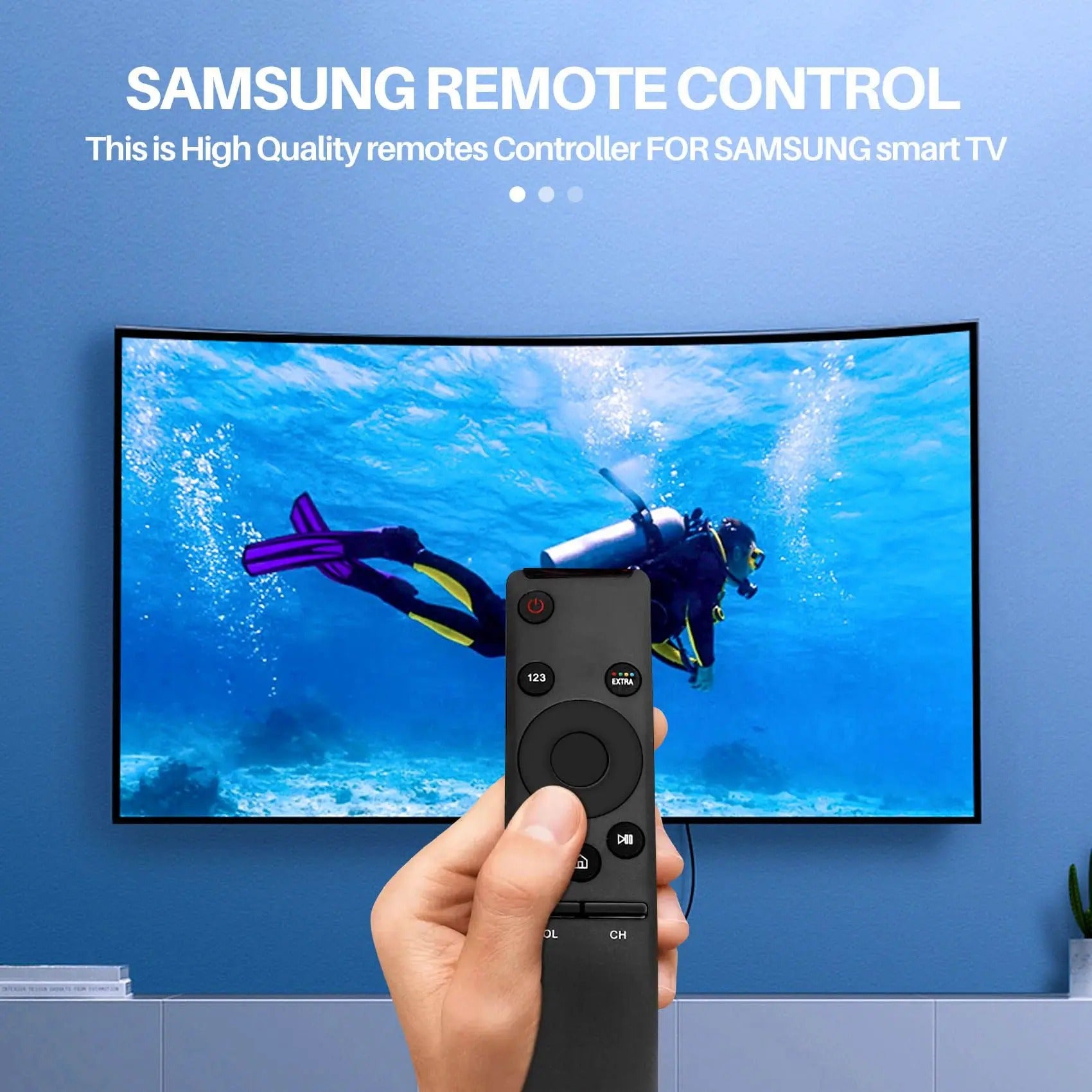 Mando a distancia Smart Remote para TV Samsung – Compatible, práctico y fácil de usar