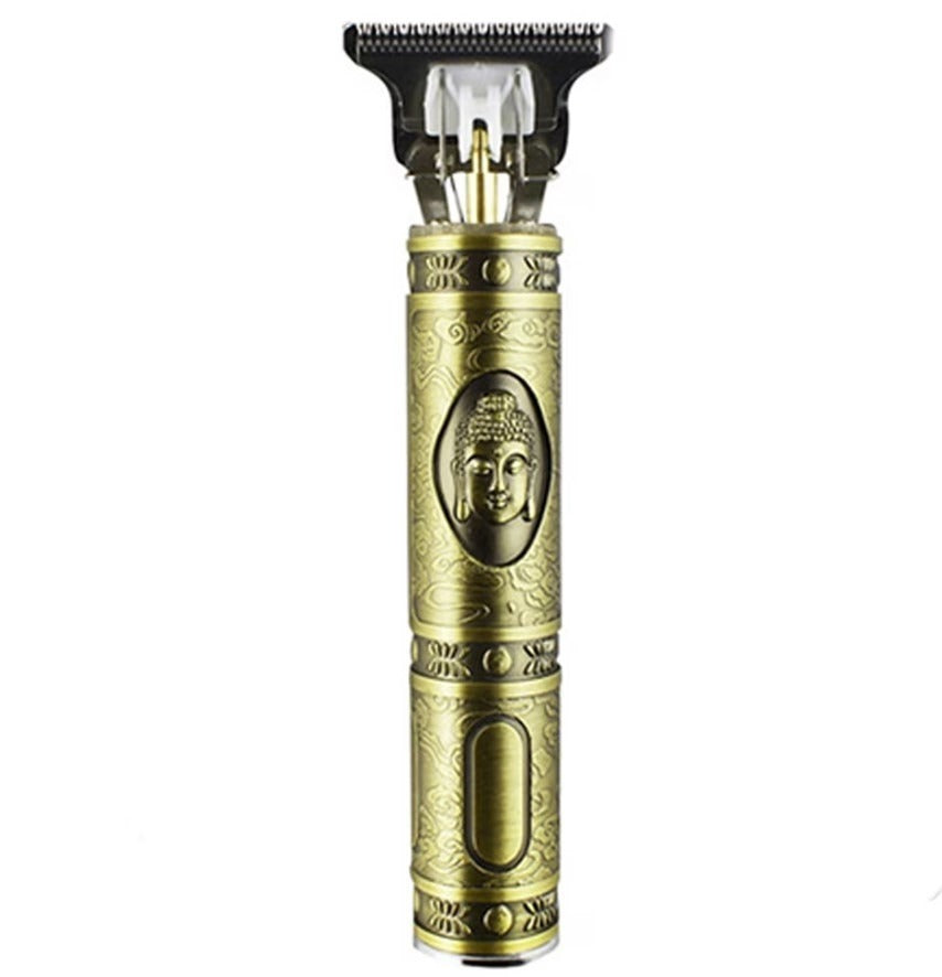 1+1 GRATIS - Cortapelos Profesional con Cuchilla en T de Acero al Carbono – Ideal para Perfilado, Afeitado en Seco y Carga USB