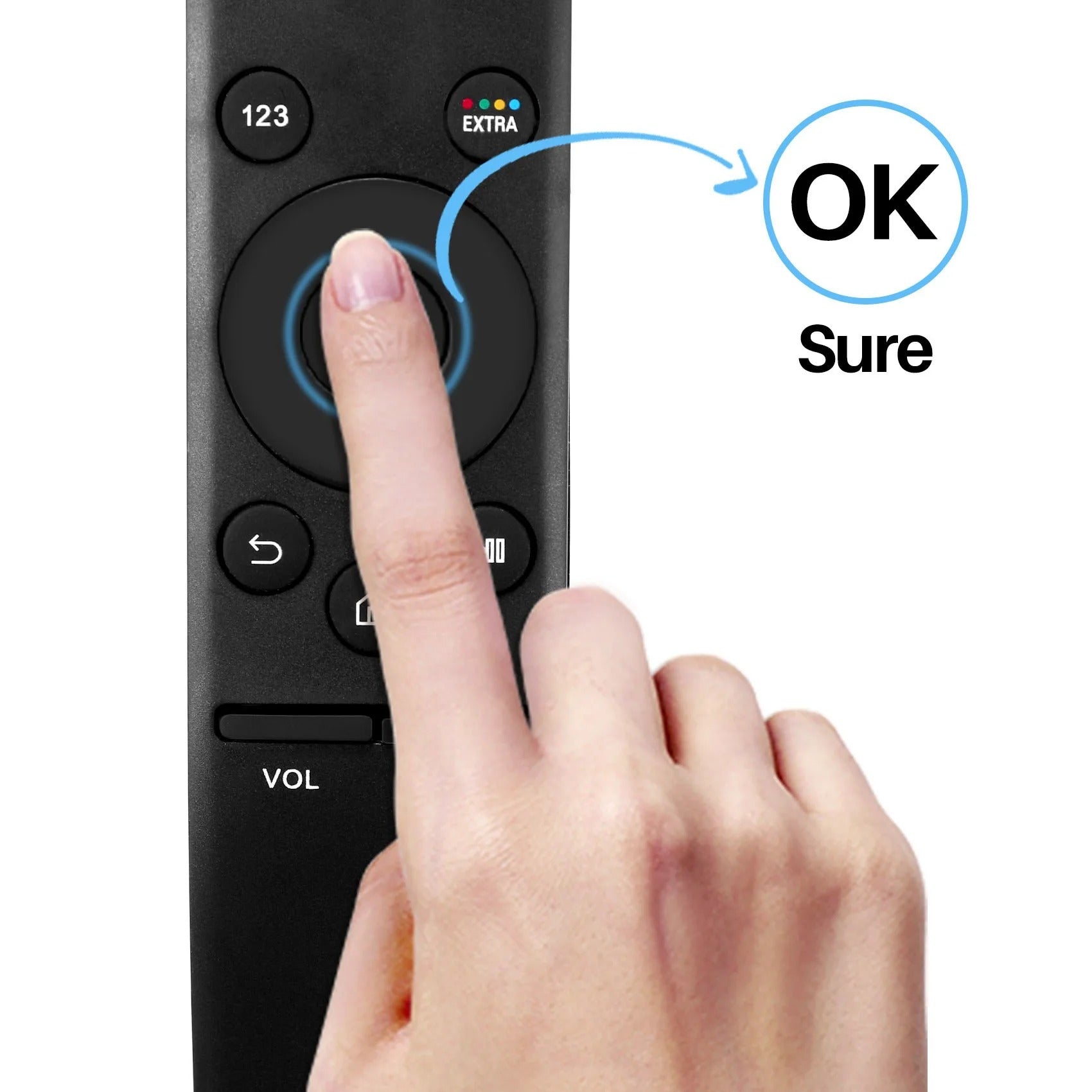 Mando a distancia Smart Remote para TV Samsung – Compatible, práctico y fácil de usar