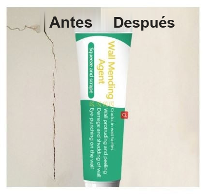 Kit Blanco para Reparar Paredes, Pasta Especial para la Reparación de Grietas o Arañazos en las Paredes