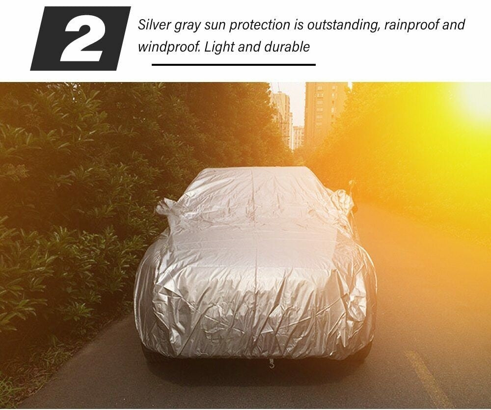 LONA DE COCHE ANTI-GRANIZO, ANTI-RADIACIÓN SOLAR, IMPERMEABLE Y ANTI-RAYADURAS ALL-SEASON SAFECAR™