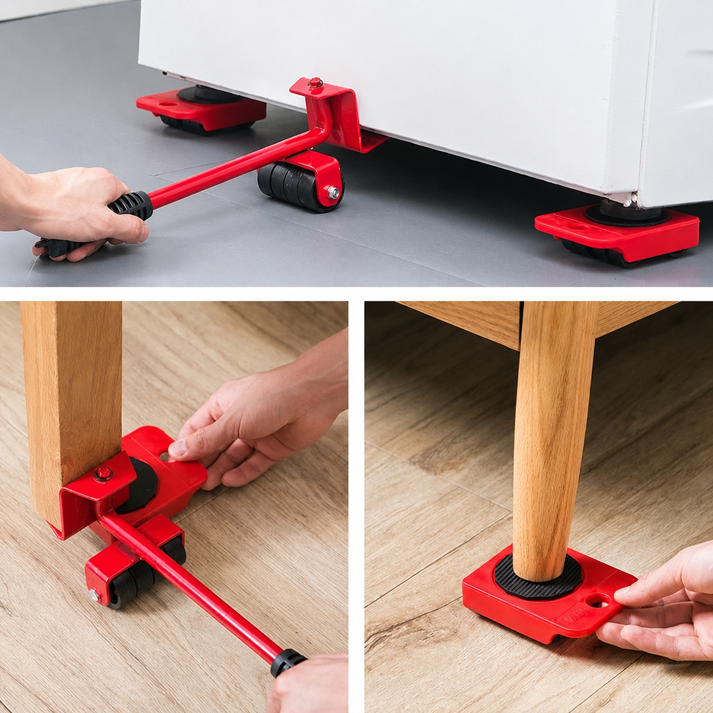 Set para mover muebles y electrodomésticos