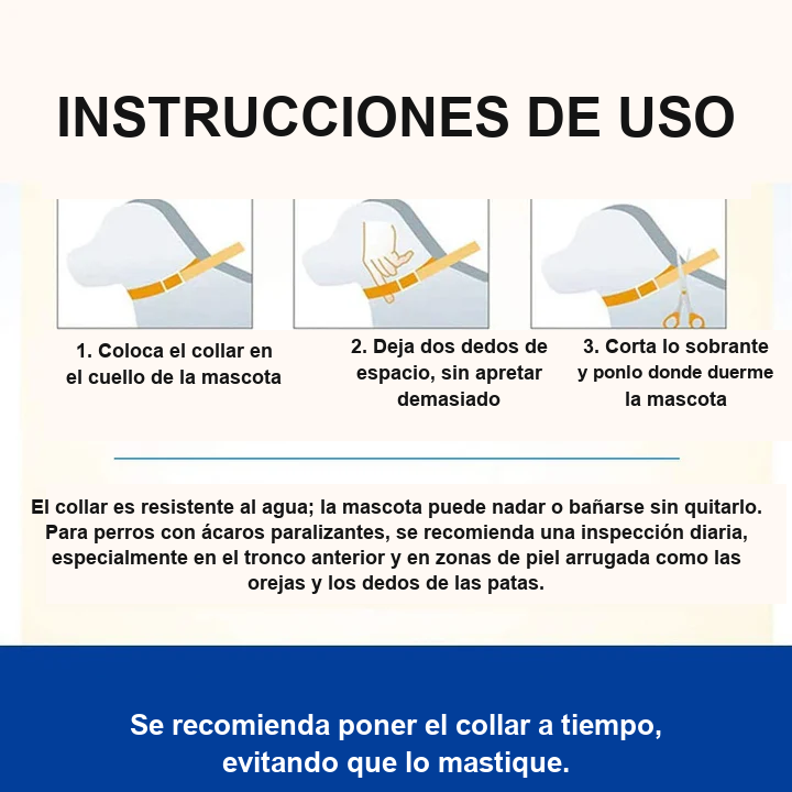 Set X2 Collar antiparasitario, para pulgas y garrapatas, protección de hasta 6 meses para animales (perros y gatos)